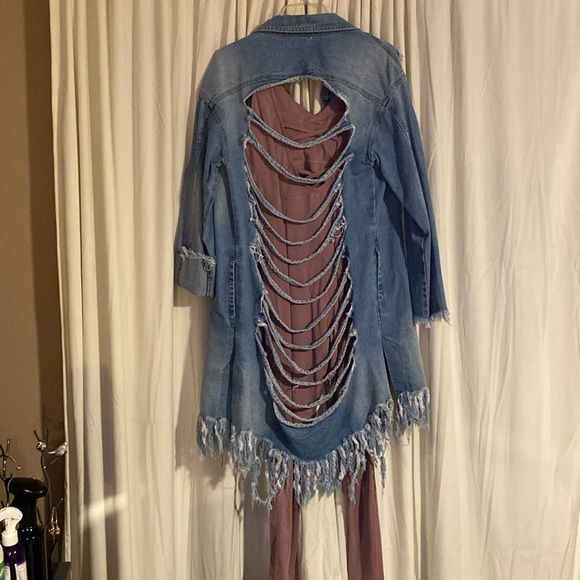 Jacket with jumpsuit for free! Never worn jumpsuit, jacket worn one time. - Picture 2 of 2